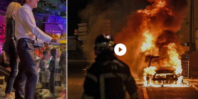 Η Γαλλία «φλέγεται» και ο Μακρόν… χορεύει Η Γαλλία «φλέγεται» και ο Μακρόν… χορεύει