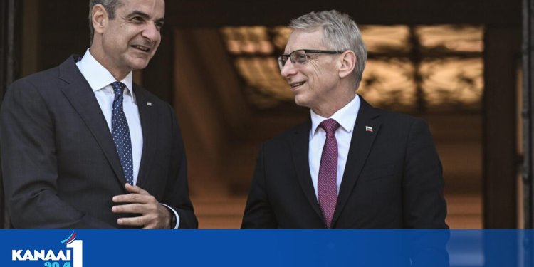 Συνάντηση του πρωθυπουργού Κ. Μητσοτάκη με τον Βούλγαρο ομόλογο του ,Nikolai Denkov Συνάντηση του πρωθυπουργού Κ. Μητσοτάκη με τον Βούλγαρο ομόλογο του ,Nikolai Denkov