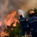 Μεγάλες φωτιές σε Κουβαρά Αττικής, Λουτράκι και Βοιωτία