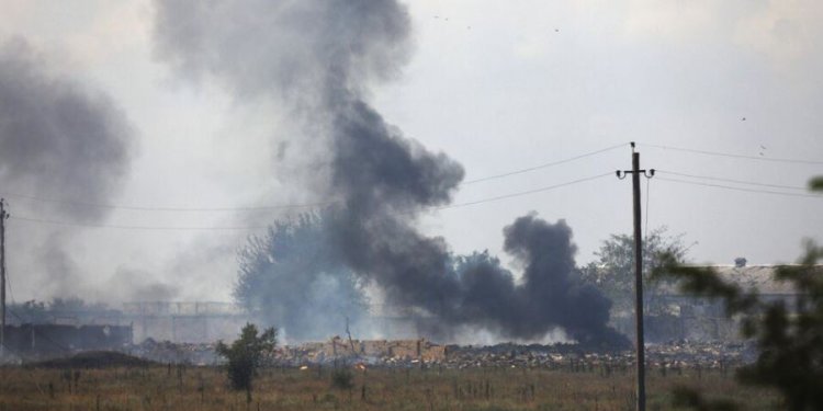 Ουκρανία – Κριμαία: Με drones στόχευσε βάσεις επιμελητείας του ρωσικού στρατού Ουκρανία – Κριμαία: Με drones στόχευσε βάσεις επιμελητείας του ρωσικού στρατού