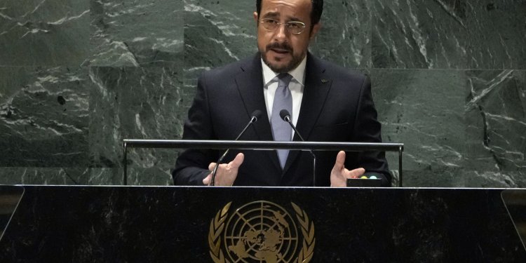 Μήνυμα Χριστοδουλίδη σε Ερντογάν να συνεργαστούν καθοδηγούμενοι από ένα όραμα ειρήνης – Τι είπε στην ομιλία του στον ΟΗΕ Μήνυμα Χριστοδουλίδη σε Ερντογάν να συνεργαστούν καθοδηγούμενοι από ένα όραμα ειρήνης – Τι είπε στην ομιλία του στον ΟΗΕ