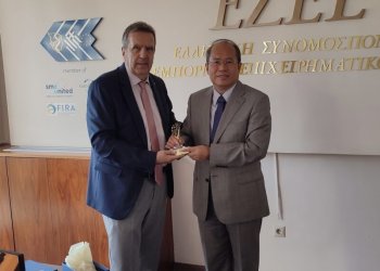 Συνάντηση της ΕΣΕΕ με τον Πρέσβη της Κίνας – Ενίσχυση του διμερούς εμπορίου με την Ελλάδα