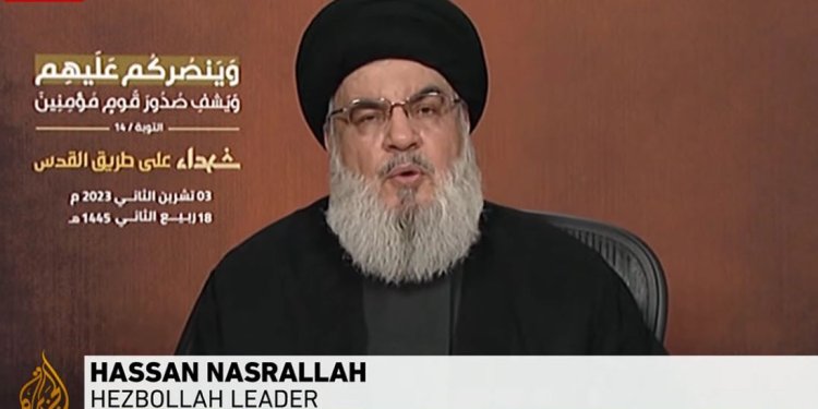 Δεν κήρυξε πόλεμο ο Χ.Νασράλα: «Η μάχη είναι παλαιστινιακή» – Διαχώρισε την θέση της Χεζμπολαχ Δεν κήρυξε πόλεμο ο Χ.Νασράλα: «Η μάχη είναι παλαιστινιακή» – Διαχώρισε την θέση της Χεζμπολαχ