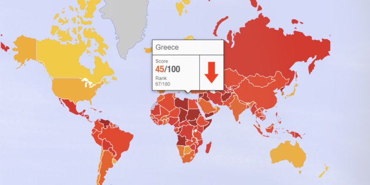 Η «μαύρη» δεκαετία της διαφθοράς: Από τις πιο διεφθαρμένες χώρες της ΕΕ η Ελλάδα
