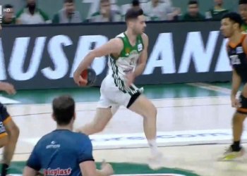 Παναθηναϊκός-Προμηθέας: Καταπληκτική ασίστ πίσω από την πλάτη ο Παπαπέτρου (vid)