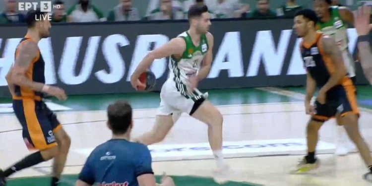 Παναθηναϊκός-Προμηθέας: Καταπληκτική ασίστ πίσω από την πλάτη ο Παπαπέτρου (vid)