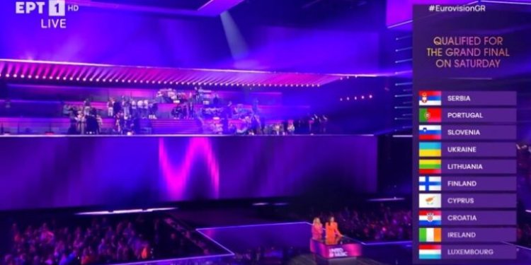 Eurovision 2024: Προκρίθηκε η Κύπρος – Ποιες χώρες πήραν το εισιτήριο για τον τελικό του Σαββάτου Eurovision 2024: Προκρίθηκε η Κύπρος – Ποιες χώρες πήραν το εισιτήριο για τον τελικό του Σαββάτου