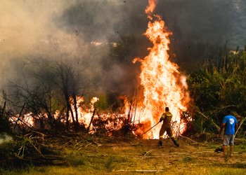 Δραματική η κατάσταση της φωτιάς στην Ηλεία