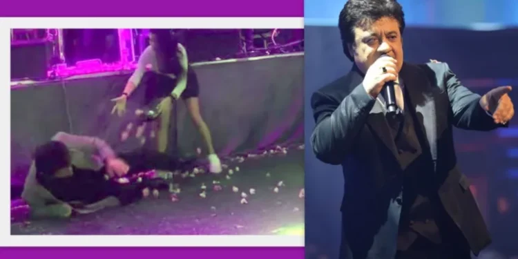 Ατύχημα για τον Τερλέγκα – Παραπάτησε και έπεσε από τη σκηνή! Ατύχημα για τον Τερλέγκα – Παραπάτησε και έπεσε από τη σκηνή!