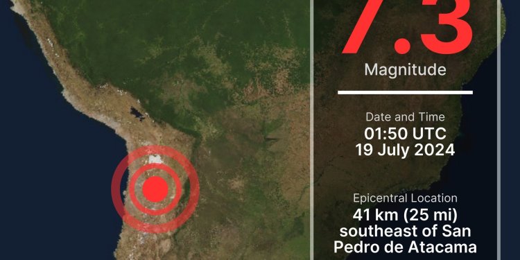 Σεισμός 7,3 Ρίχτερ στη Χιλή