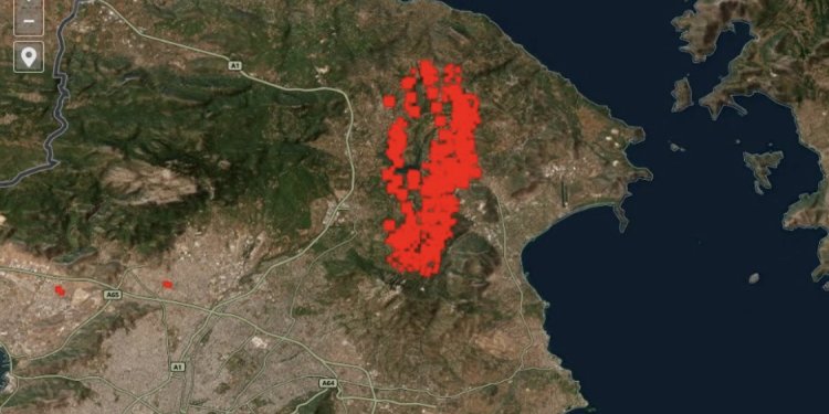 Επιτελικο χαος- Εκτός ελέγχου η πυρκαγιά στην Αττική – Μεγάλα μέτωπα σε Νταού Πεντέλης, Διώνη, Γραμματικό