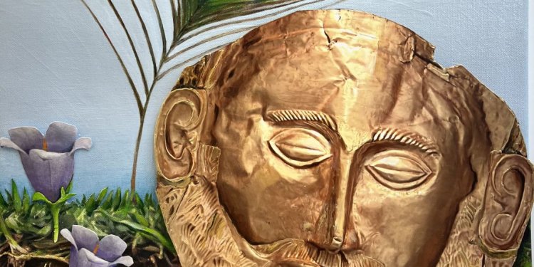 H ατομική έκθεση της Κικής Βουλγαρέλη «Ευρήματα» στο καφέ του Εθνικού Αρχαιολογικού Μουσείου