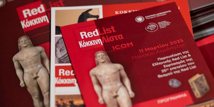 Λίνα Μενδώνη: Η ελληνική Red List, πολύτιμο εργαλείο για την προστασία της Πολιτιστικής Κληρονομιάς