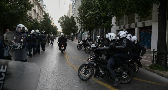 Ένταση στο κέντρο της Αθήνας – 14 προσαγωγές