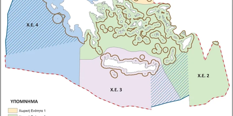 Ανακοινώθηκε ο θαλάσσιος χωροταξικός σχεδιασμός της Ελλάδας