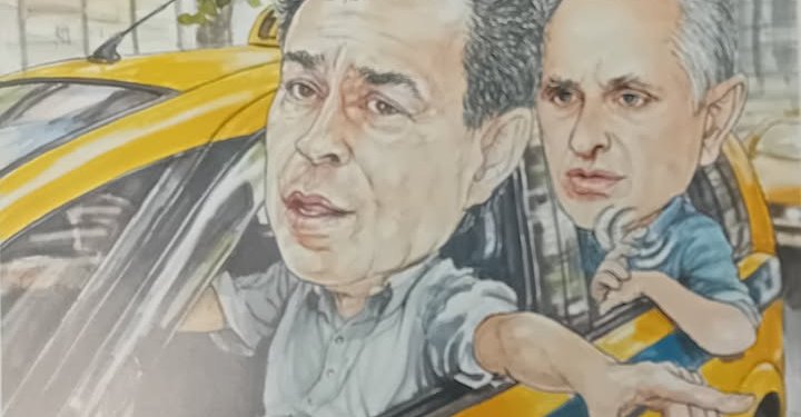 Η μηνυματικη παρέμβαση του Γιάννη Σγουρου με ένα σκίτσο του παρελθόντος όταν ελυσε την κρίση του 2011 με τα ταξί