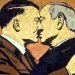 «Ο Νετανιάχου φιλά στο στόμα τον Χίτλερ» – Το γκράφιτι της καλλιτέχνιδας δρόμου Laika στη Ρώμη που έχει στόχο να σοκάρει