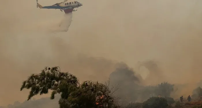 Φωτιά σε γεωργική έκταση στο Αχλάδι Φθιώτιδας – Ήχησε το 112