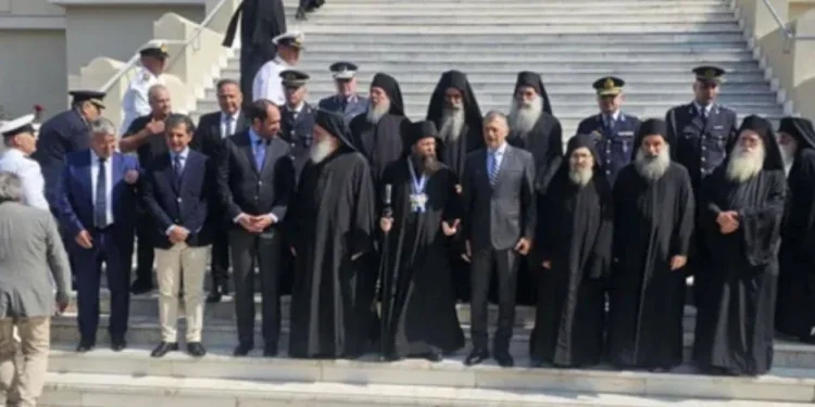 Ο Δημήτρης Ο Δ.Νατσιός στην Αλλαγή Επιστασίας στο Άγιον Όρος