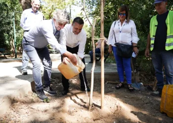 Χάρης Δούκας: Δημιουργούμε έναν μικρό πνεύμονα πρασίνου στον Βοτανικό, στόχος να φυτέψουμε 5.000 δέντρα