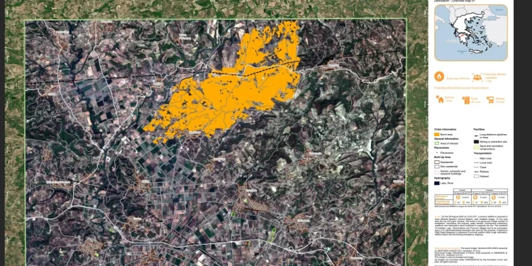 Στάχτη 7.950 στρέμματα σύμφωνα με την υπηρεσία Copernicus – FANTOMAS.GR