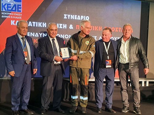 Θερμής υποδοχής από Δημάρχους έτυχε ο Γιάννης Χατζηθεοδοσίου στην Έκθεση Verde.tec