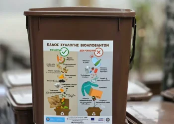 Ο καφέ κάδος έφτασε στην 1η Δημοτική Κοινότητα – Συνεχίζουμε με αμείωτο ρυθμό ώστε να φτάσει σε κάθε γειτονιά