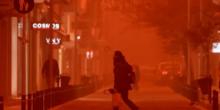 Σε εξαιρετικά υψηλά επίπεδα η συγκέντρωση στην Κρήτη – Έφτασε τα 3826 mg την ώρα