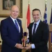 Με το μετάλλιο του δήμου Αθηναίων τιμήθηκε ο πρίγκιπας Αλβέρτος του Μονακό