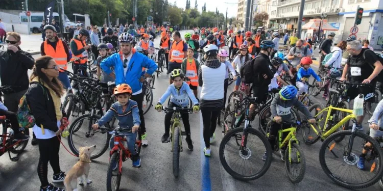Κυκλοφοριακές ρυθμίσεις στην Αττική λόγω διεξαγωγής ποδηλατικού γύρου