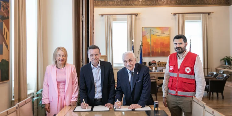 Μνημόνιο Συνεργασίας του δήμου Αθηναίων με τον Ελληνικό Ερυθρό Σταυρό