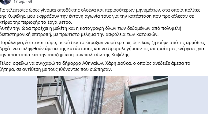 Η ανησυχία του Γιάννη Σγουρου για την Κυψέλη και τα θετικά λογια για τον Χαρη Δούκα
