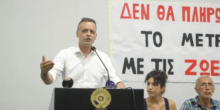 Χ. Δούκας – Κυψέλη: Συνέντευξη τύπου για το θέμα των ζημιών σε σπίτια από έργα του μετρό