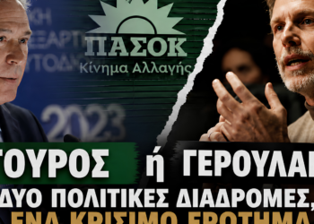 Γερουλάνος ή Σγουρός; Δύο πολιτικές διαδρομές, ένα κρίσιμο ερώτημα για το ΠΑΣΟΚ…