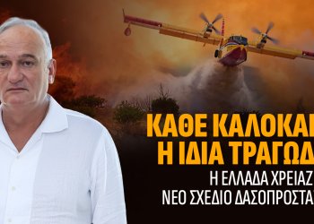 Α.Βορυλλας- Η Ελλάδα καίγεται γιατί δεν απέκτησε ποτέ εθνική στρατηγική δασοπροστασίας.